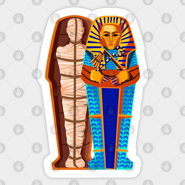 Mummy Sticker by Mako Design 